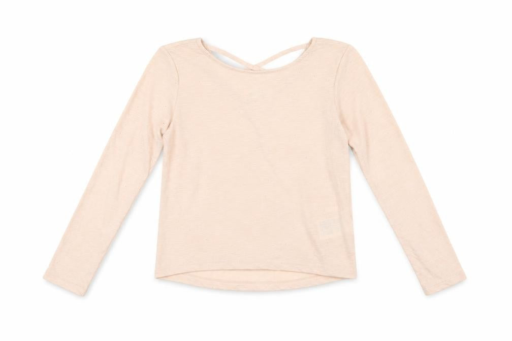H&M Girls Pink Polyester Jersey T-Shirt Size 8-9 Years Boat Neck Pullover - 8-10years