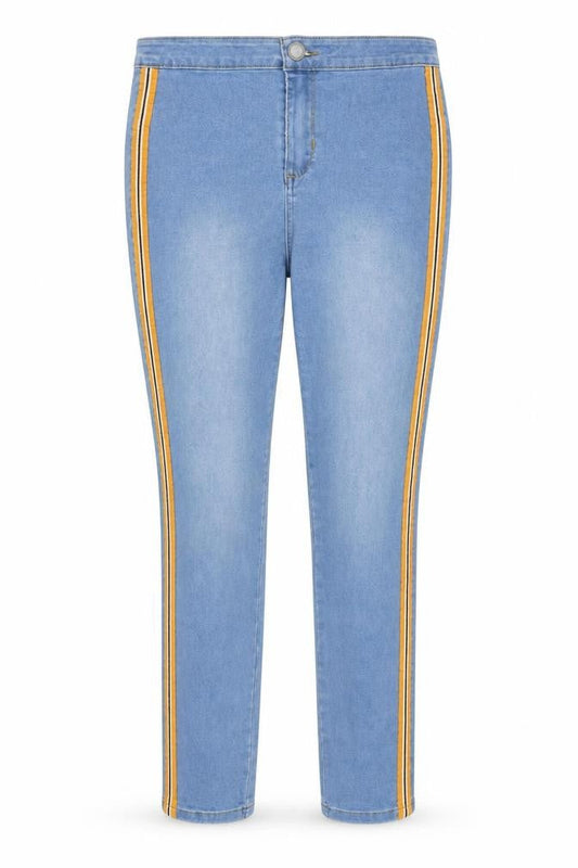 Guidado Perro Womens Blue Cotton Skinny Jeans Size 30 in L28 in Regular Zip