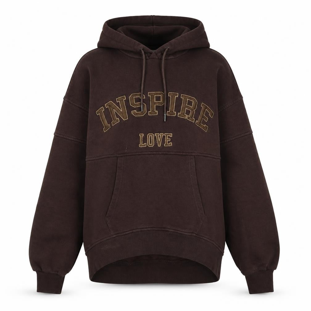 River Island Womens Brown 100% Cotton Pullover Hoodie Size XS Pullover