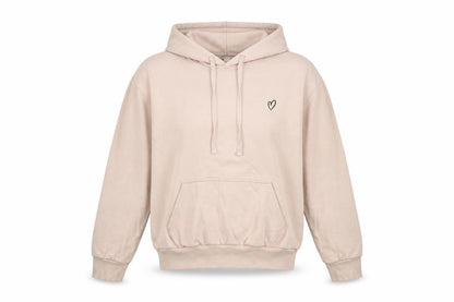 H&M Womens Pink Cotton Pullover Hoodie Size S Pullover