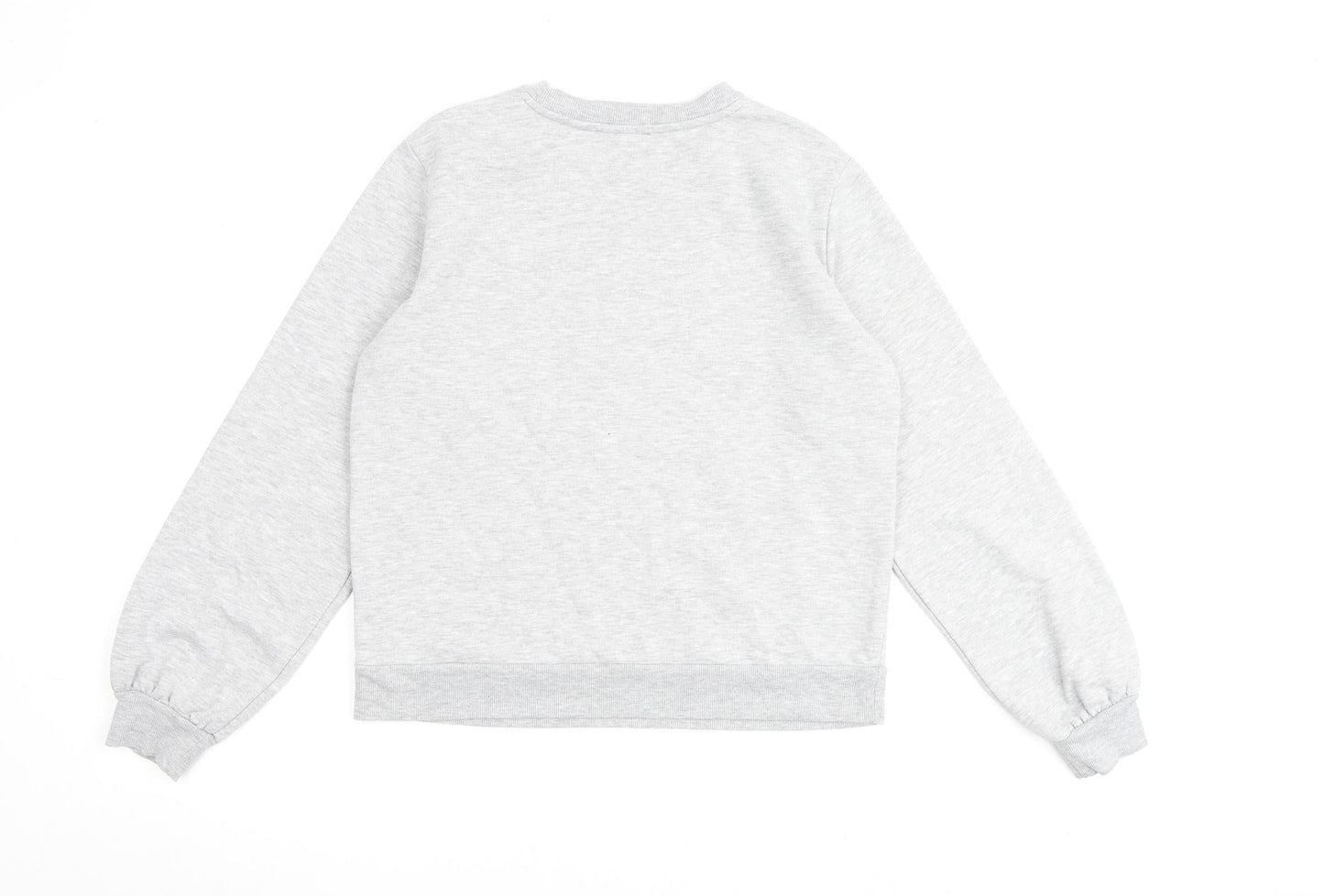 Warehouse Womens Grey Cotton Pullover Sweatshirt Size M Pullover