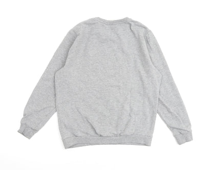 Preloved Disney Womens Grey Cotton Pullover Sweatshirt Size 10 Pullover - Back