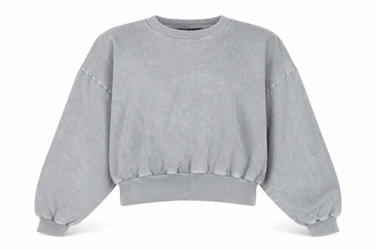 ASOS Womens Grey Cotton Pullover Sweatshirt Size 6 Pullover