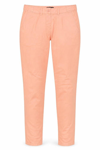 Scenario Womens Pink Cotton Trousers Size 30 in L32 in Regular Zip