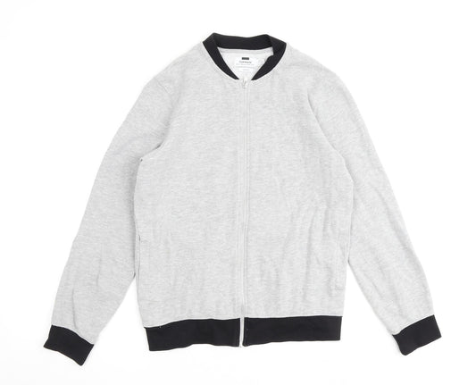 Topman Mens Grey Jacket Size XS Zip