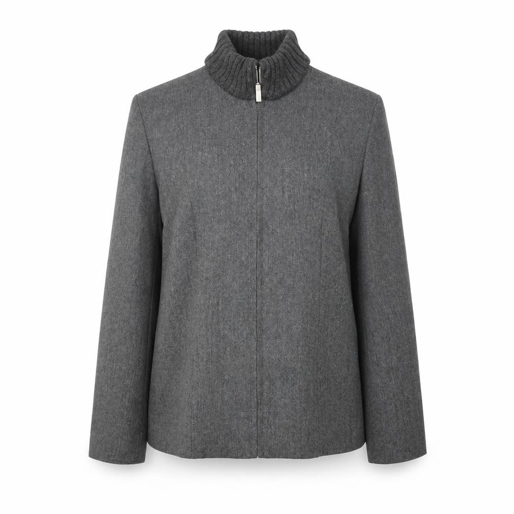 Autograph Womens Grey Jacket Blazer Size 14 Zip