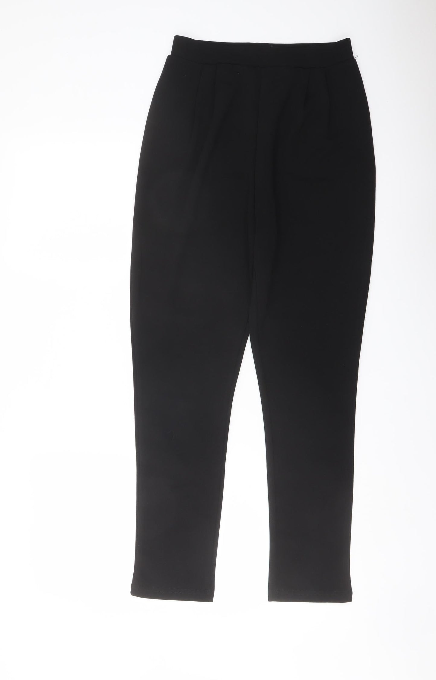 ASOS Womens Black Polyester Trousers Size 8 L27 in Regular