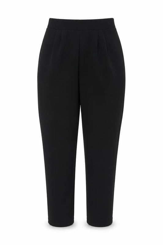 ASOS Womens Black Polyester Trousers Size 8 L27 in Regular