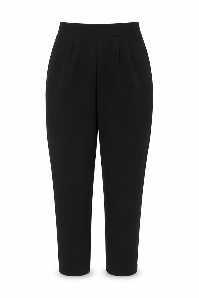 ASOS Womens Black Polyester Trousers Size 8 L27 in Regular