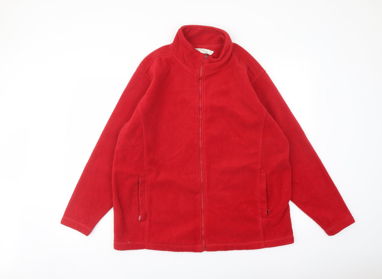 Holmewood Womens Red Jacket Size 14 Zip