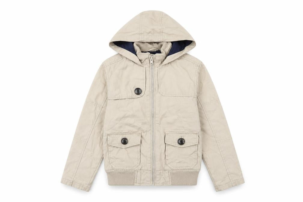 Indigo Girls Beige Jacket Size 9-10 Years Zip