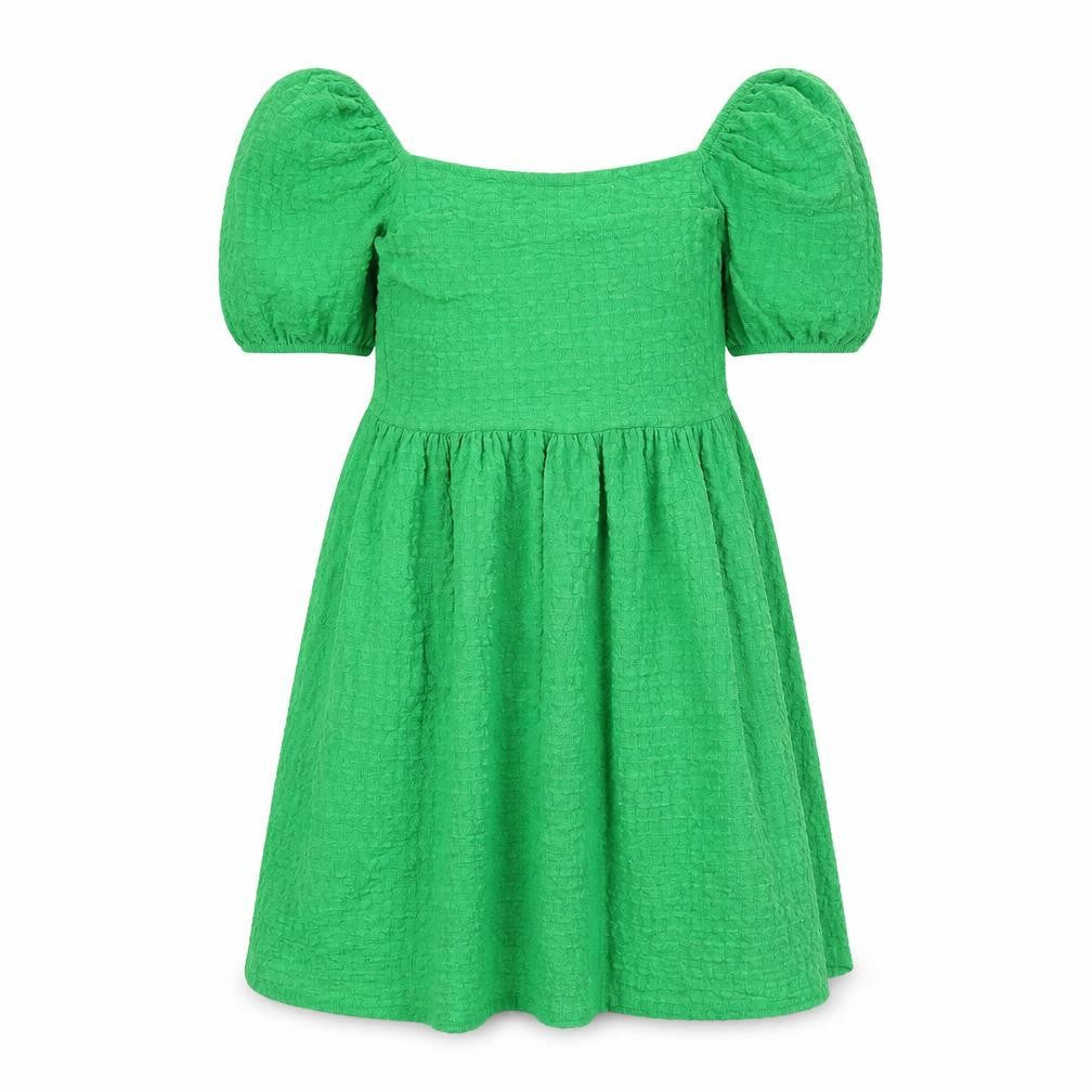 Divided by H&M Womens Green Polyester A-Line Size S Off the Shoulder Pullover
