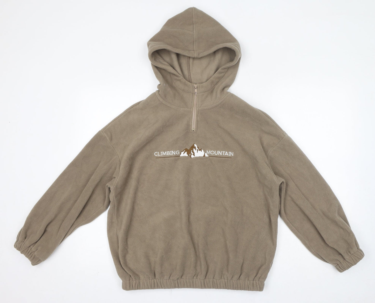 Dazy Womens Brown Polyester Pullover Hoodie Size S Pullover - Climbing Mountain