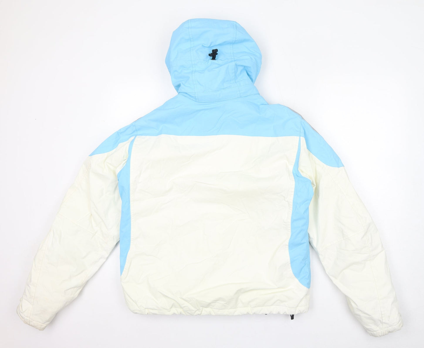Cross Womens Blue Windbreaker Jacket Size L Zip