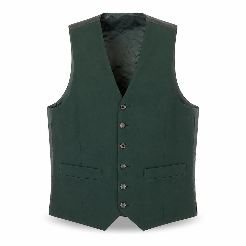 Principles Mens Green Polyester Jacket Suit Waistcoat Size 36 Regular
