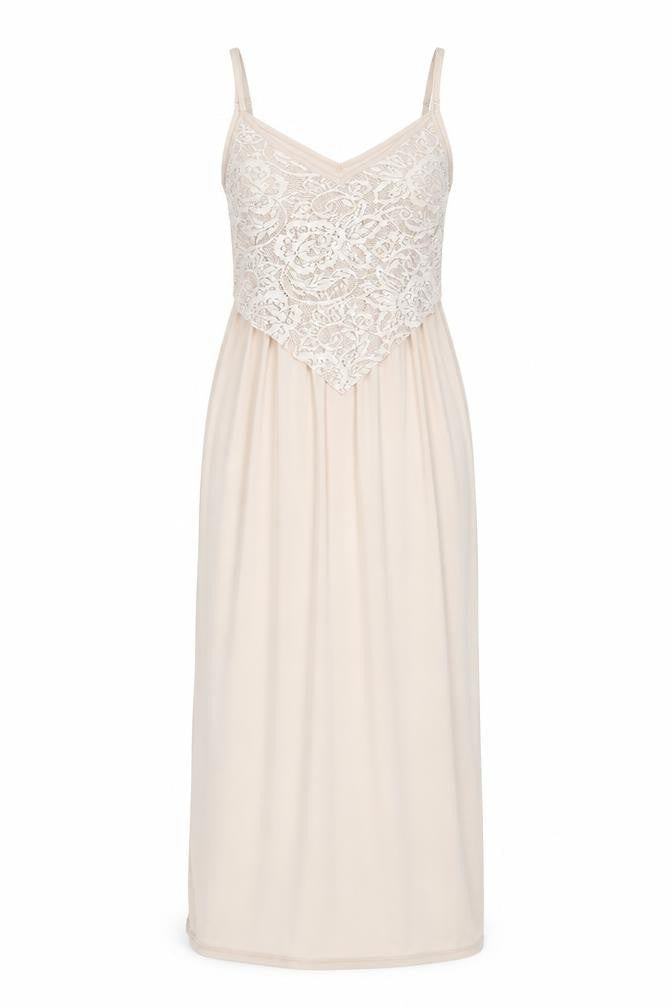 Miss Selfridge Womens Beige Polyester A-Line Size 4 V-Neck Pullover - Lace