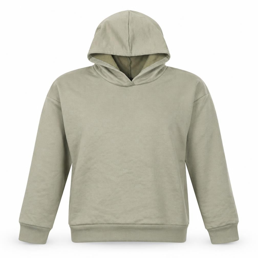 Boohoo Womens Brown Polyester Pullover Hoodie Size 8 Pullover
