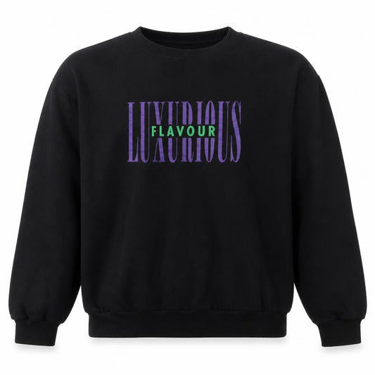 Divided by H&M Mens Black Cotton Pullover Sweatshirt Size XL - Luxurious Flavour