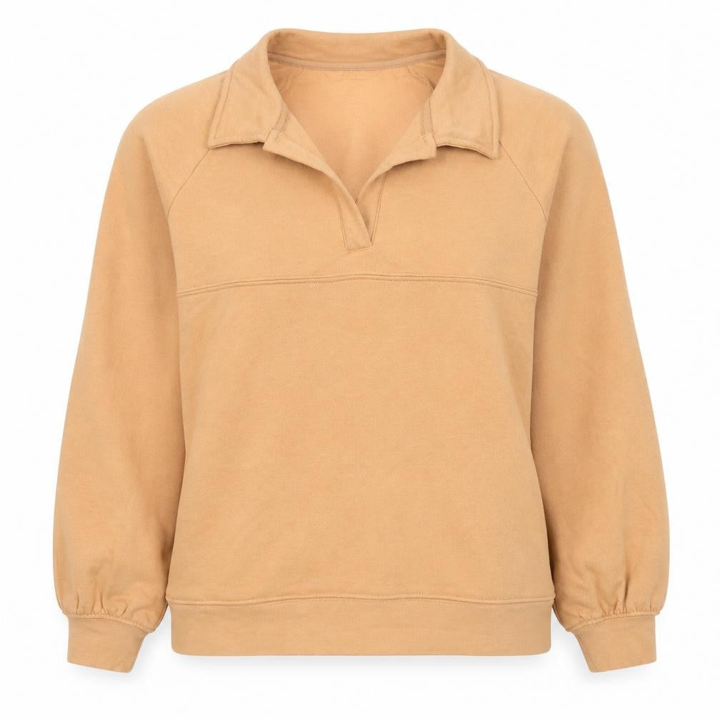 NEXT Womens Beige Cotton Pullover Sweatshirt Size XS Pullover