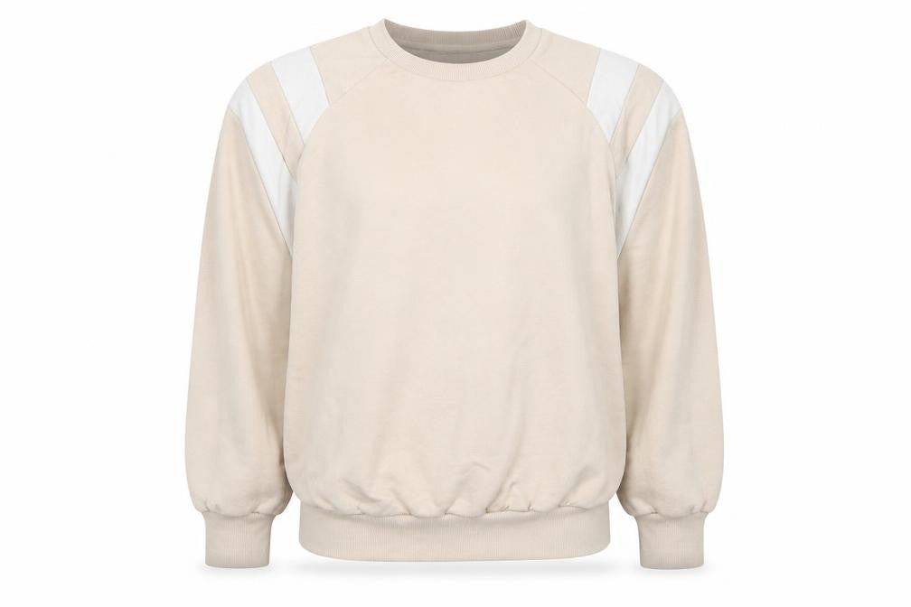 Pinky Doll Womens Beige Cotton Pullover Sweatshirt Size 8 Pullover
