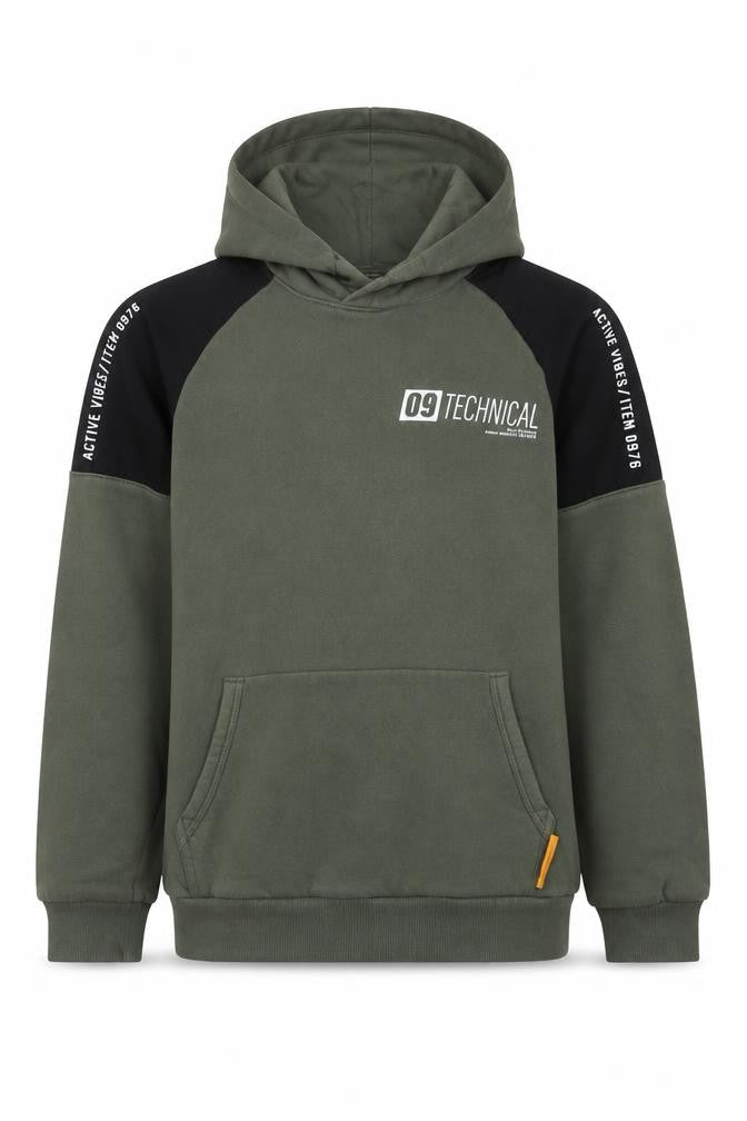 H&M Boys Green Cotton Pullover Sweatshirt Size 10-11 Years Pullover - Active Vibes Technical Age 10-12 Years