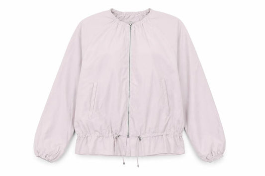 Zara Womens Purple Bomber Jacket Coat Size S Zip - Peplum