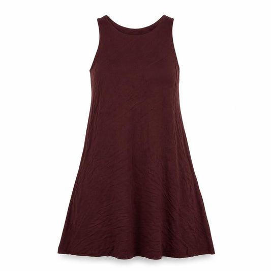 H&M Womens Brown Viscose Tank Dress Size XS Round Neck Pullover