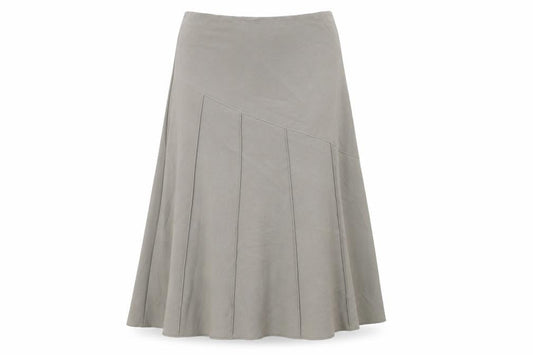 Platform Womens Green Polyester A-Line Skirt Size 18