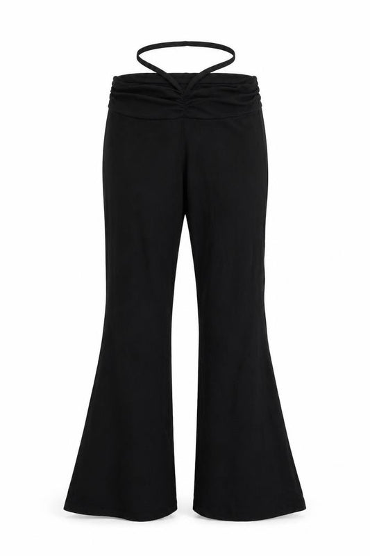 ASOS Womens Black Viscose Trousers Size 8 L33 in Regular