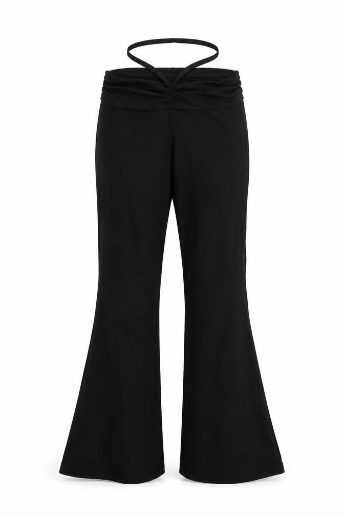 ASOS Womens Black Viscose Trousers Size 8 L33 in Regular