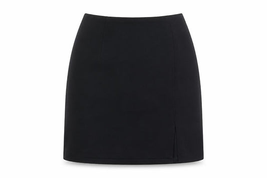 Stradivarius Womens Black Viscose A-Line Skirt Size XS