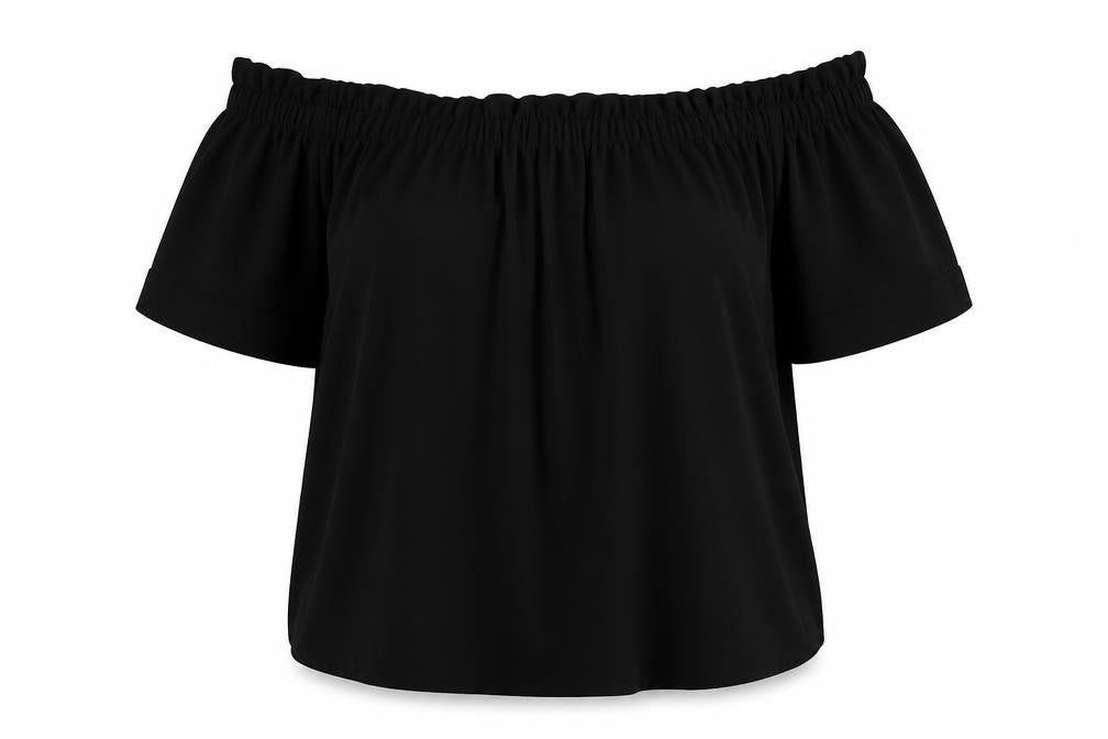 Dorothy Perkins Womens Blue Polyester Basic Blouse Size 18 Off the Shoulder