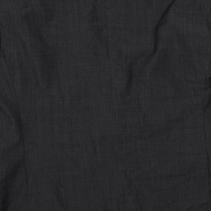 Brand and care label for Autograph men’s grey polyester jacket suit jacket, size 42, regular