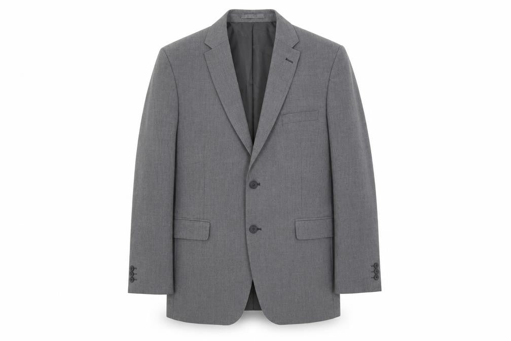 Scott & Taylor Mens Grey Polyester Jacket Suit Jacket Size 46 Regular