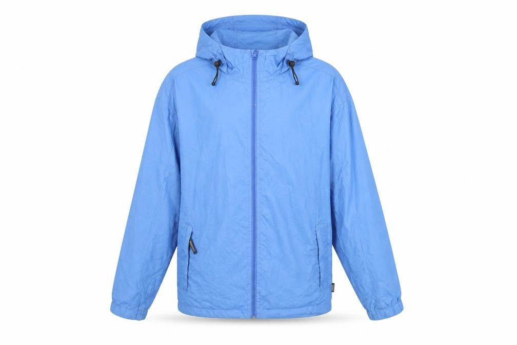 Kilim Anjaro Mens Blue Rain Coat Coat Size S Zip