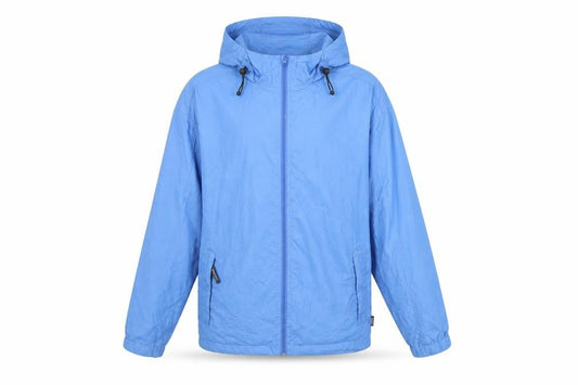 Kilim Anjaro Mens Blue Rain Coat Coat Size S Zip