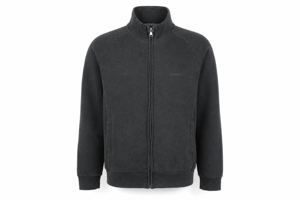 Fahrenheit Mens Grey Jacket Size L Zip