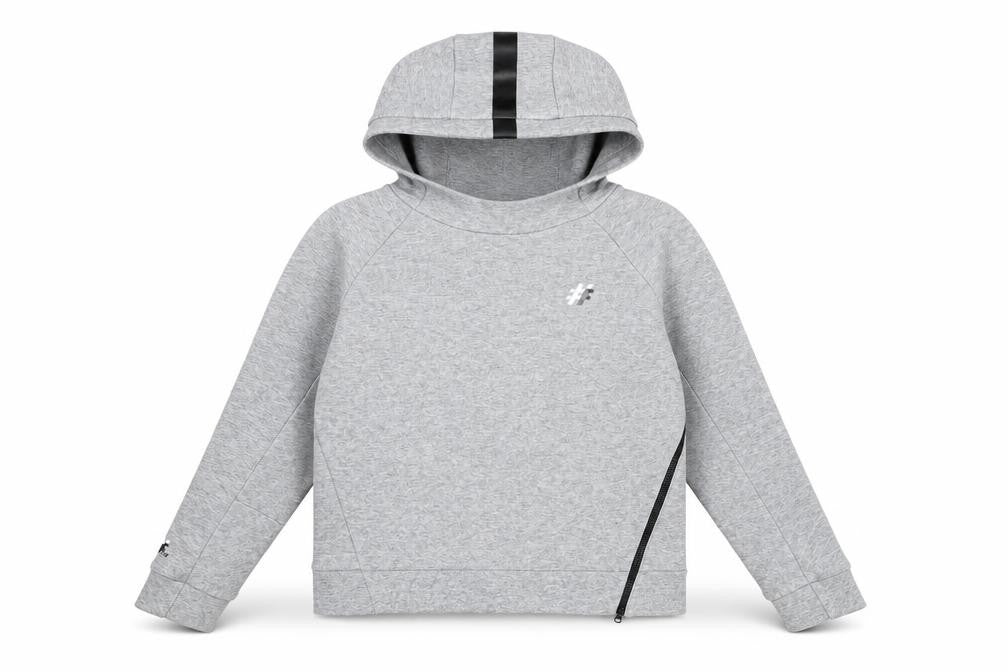 FIVE Boys Grey Cotton Pullover Hoodie Size 11-12 Years Pullover