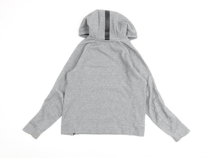 FIVE Boys Grey Cotton Pullover Hoodie Size 11-12 Years Pullover