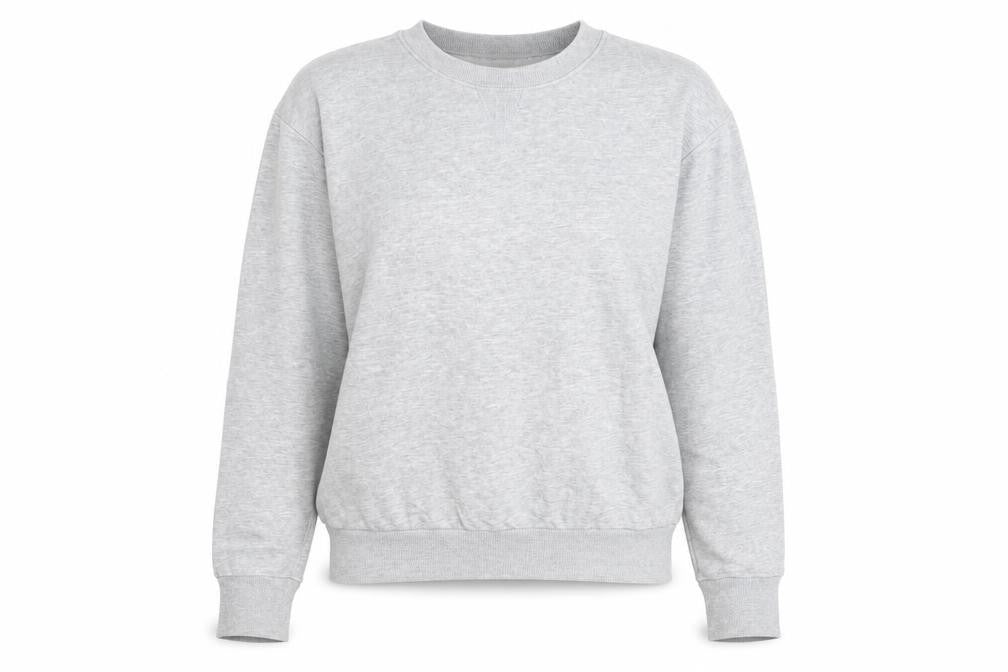 H&M Womens Grey Cotton Pullover Sweatshirt Size XS Pullover