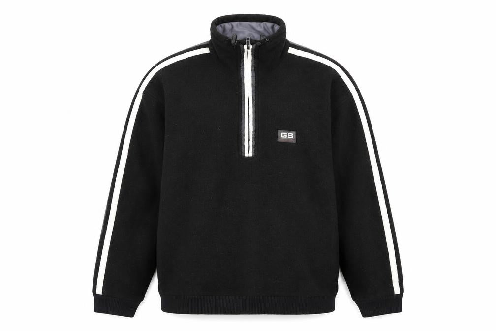 G5 Mens Black Polyester Pullover Sweatshirt Size L