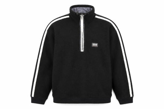 G5 Mens Black Polyester Pullover Sweatshirt Size L