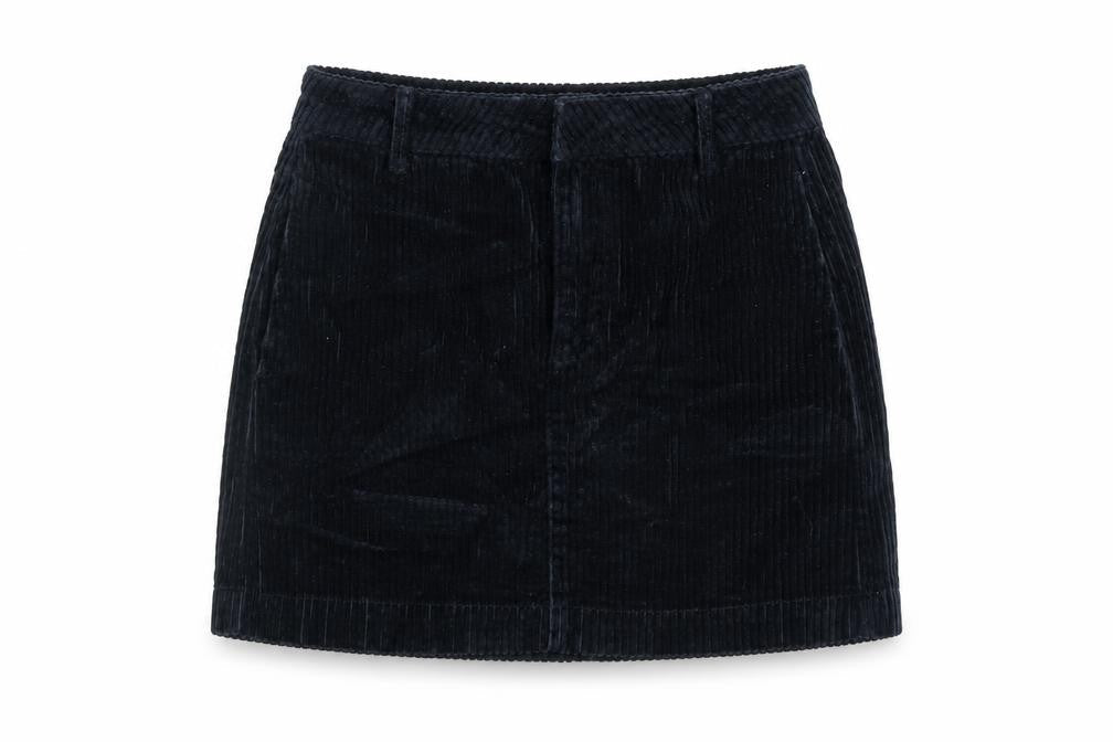 BDG Womens Blue Cotton A-Line Skirt Size S Zip