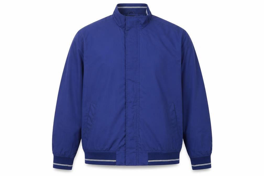 Greenwoods Mens Blue Bomber Jacket Jacket Size L Zip