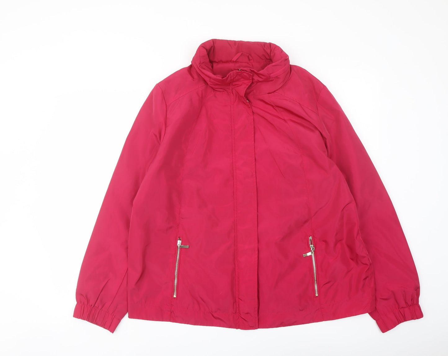 Love Coats Womens Pink Jacket Size 18 Zip