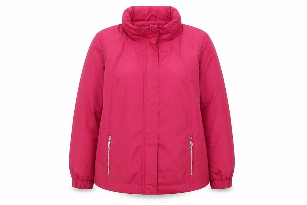 Love Coats Womens Pink Jacket Size 18 Zip