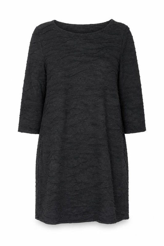 Phase Eight Womens Grey Acrylic Jumper Dress Size 14 Round Neck Pullover