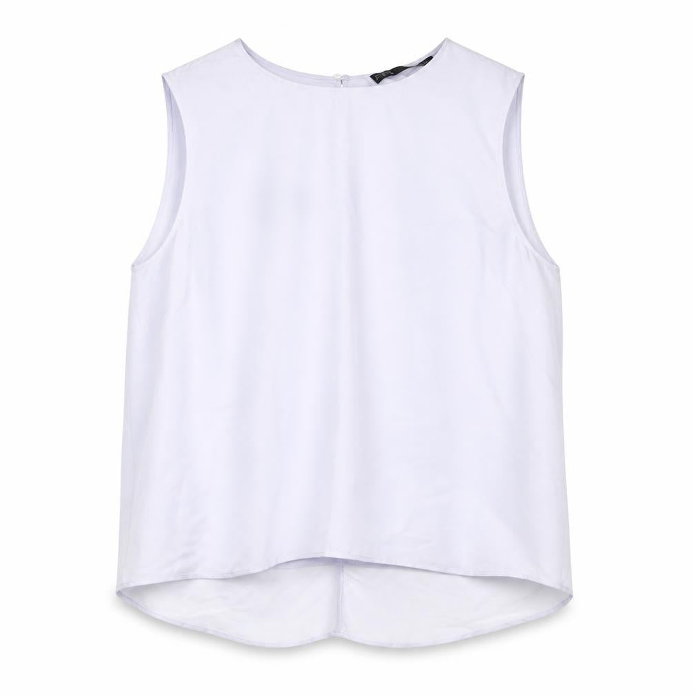 Zara Womens Purple Polyester Basic Blouse Size M Round Neck