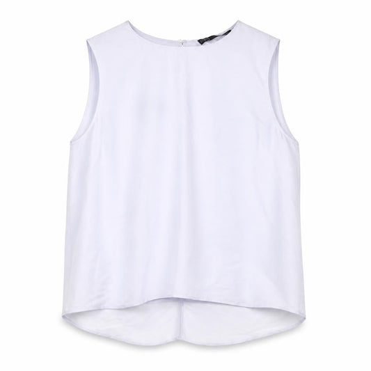 Zara Womens Purple Polyester Basic Blouse Size M Round Neck