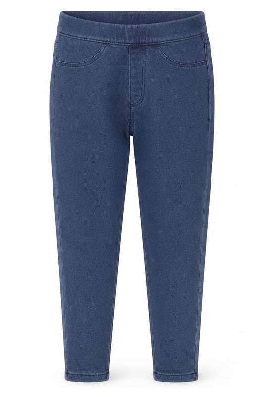 Marks & Spencer Womens Blue Cotton Jegging Jeans Size 6 L26 in Regular